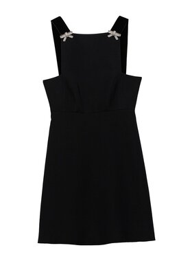 PRADA 女士连衣裙 P3O28R155OSOOOF0002 CO 黑色 露背连衣裙