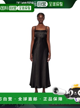 1h可退 香港直邮潮奢 MaxMara 麦斯玛拉 女士 黑色 Baden 连衣裙