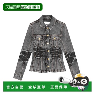 女士西服 长袖 J1693055 灰色 牛仔外套 SS2025 香港直邮GANNI