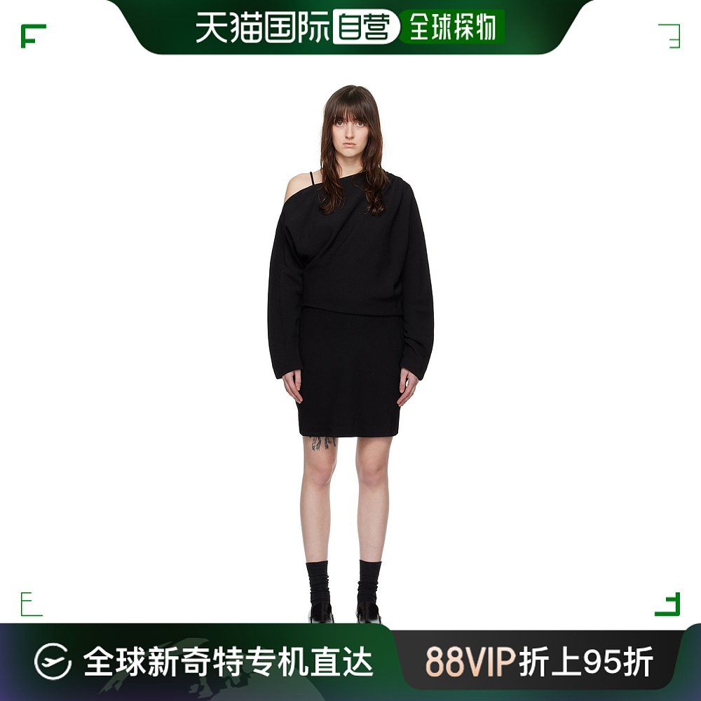 香港直邮潮奢 WYNN HAMLYN  女士 黑色 Holly 连衣裙 RS24DR25100 女装/女士精品 连衣裙 原图主图