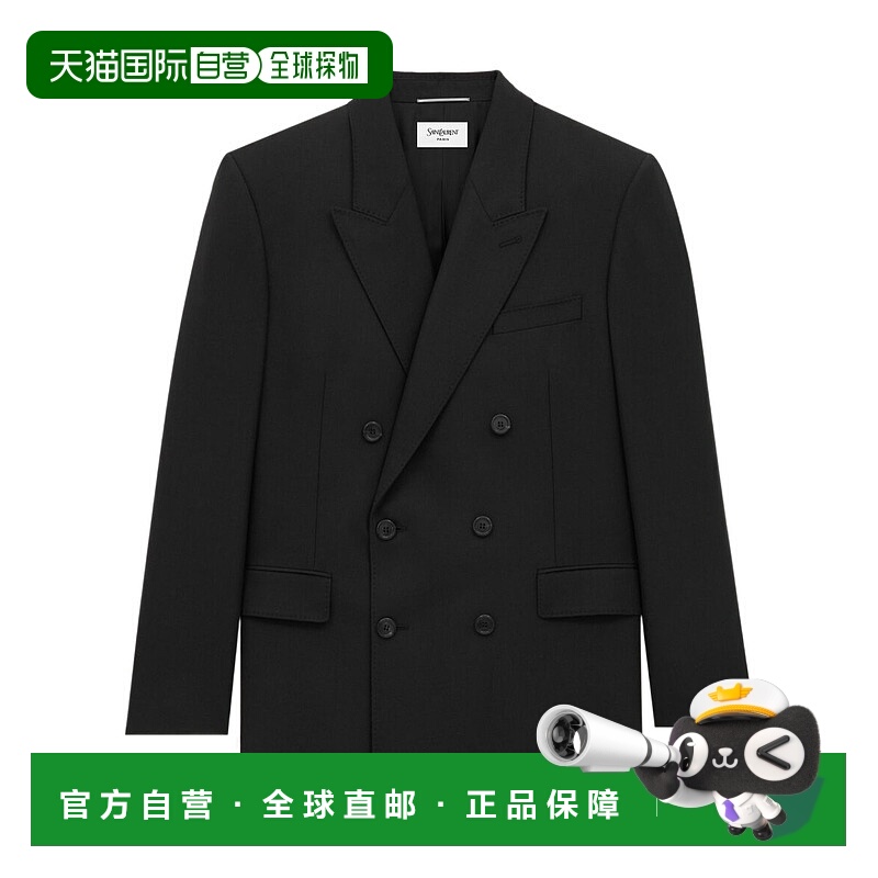 香港直邮Saint Laurent 长袖羊毛西装外套 816394Y2J02