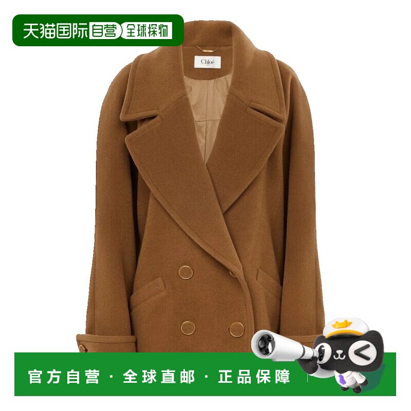 香港直邮Chloe蔻依女士大衣 【付后1h可退】外套呢大衣