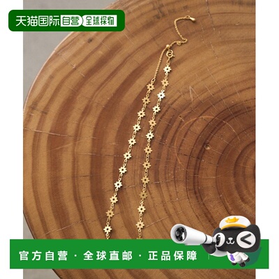 日本直邮GALENA 男女同款真鍮花卉链条项链 精致日常设计感 LDG50