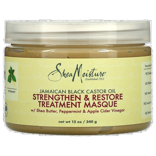 香港直邮Shea Moisture牙买加黑色蓖麻油发膜光泽修护受损34正品