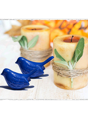 自营Vibhsa Bluebird of Happiness Home Decor Accents Set of 2