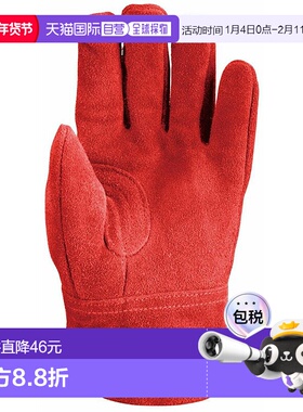 日本直邮Captain Stag 户外软皮手套 红色 L UM-1909 UM1909