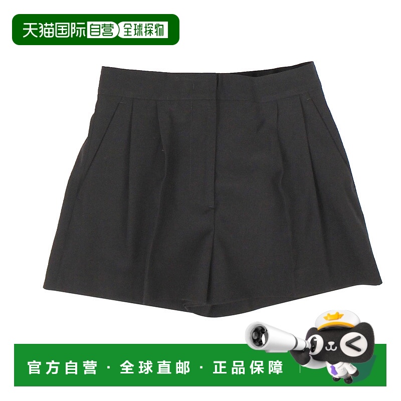 自营 Msgm 百慕大短裤 - 黑色 - 黑色 裤子时尚 女裤 美国奥莱直