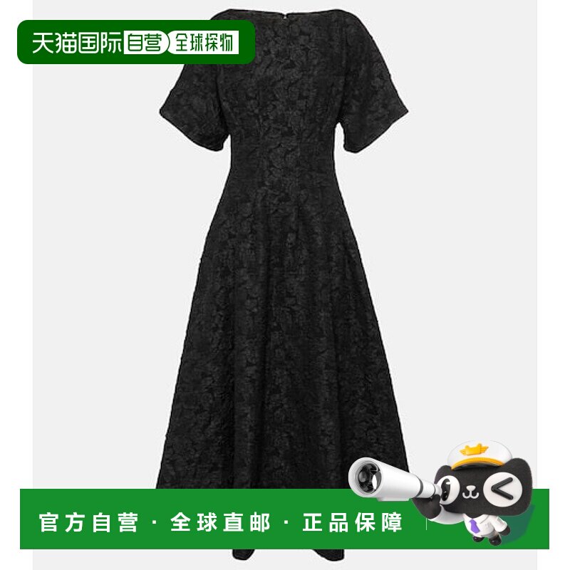 香港直邮Simkhai 女士 Rosalie 提花中长连衣裙 001397