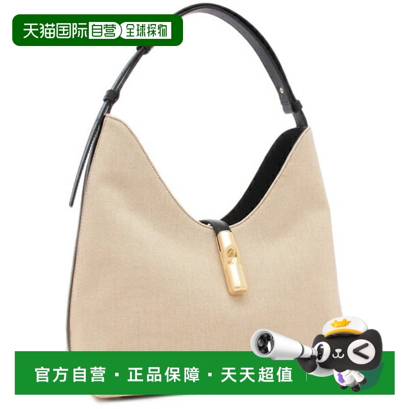 日本直邮FURLA 手提包 Gotcha 米色黑色 女款 FURLA WB01633 BX35