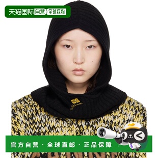 1h可退 香港直邮GANNI 甘尼 女士 黑色巴拉克拉法帽 B3020101Blac