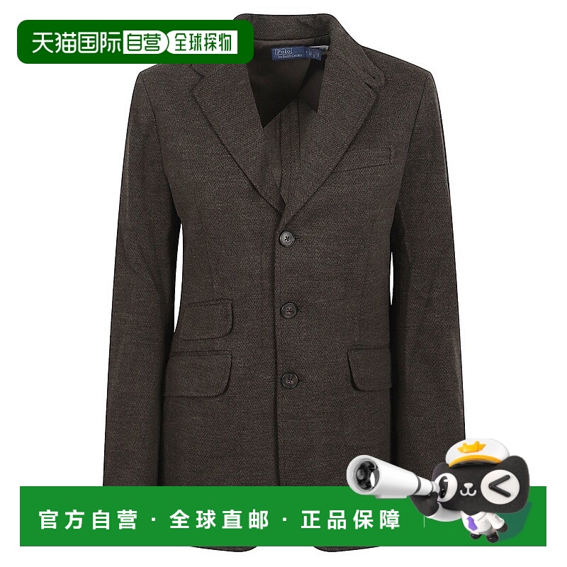 自营polo ralph laurenKnit-Blazer/Sport Coat - brown 美国奥莱
