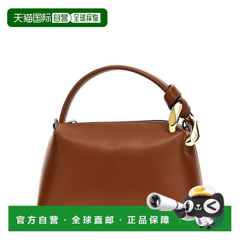 1h可退 香港直邮潮奢 J.W. Anderson 女士 Corner 小号单肩包 HB0