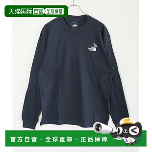 日本直邮THE NORTH FACE 男士长袖 Zoo Picker T 恤带刺绣圆领的[