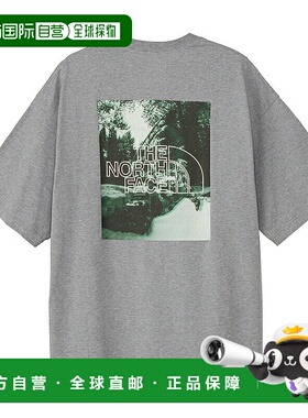 日本直邮THE NORTH FACE 男士短袖 Freeride 方形徽标 T恤 (NT825