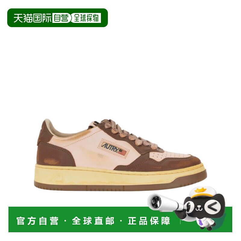 香港直邮AUTRY 女士运动鞋 AVLWSV43 CO 棕色 SUPER VINTAGE SNEA