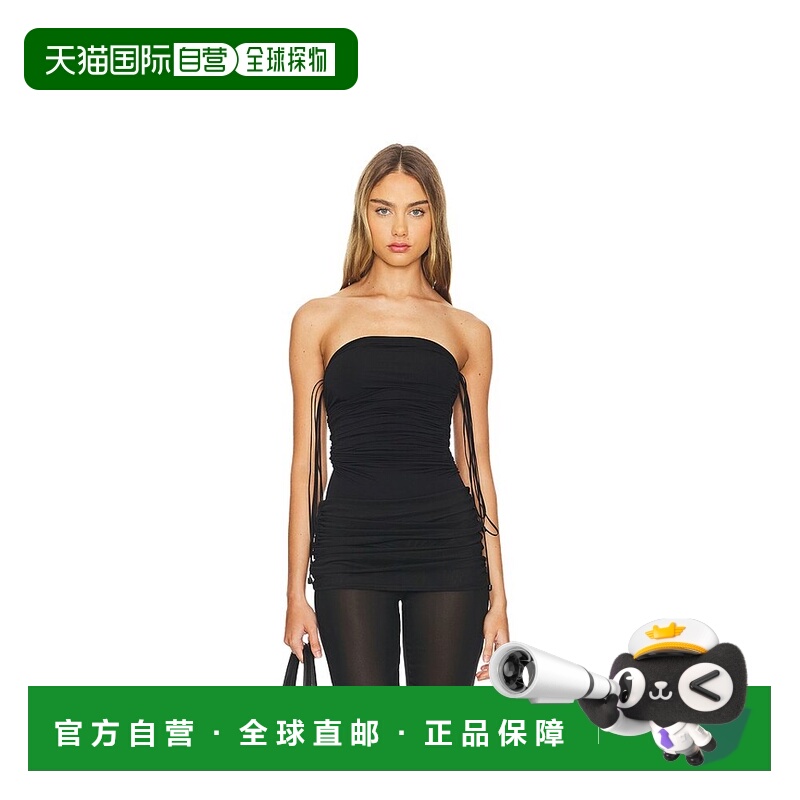 1h可退 香港直邮Wolford 女士 Fatal 垂褶细带连体衣 77107