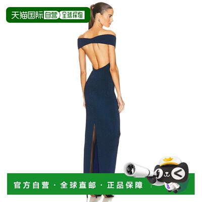 1h可退 香港直邮alaia 女士 DF 礼服 AA9R23203M760 blue蓝色 舒