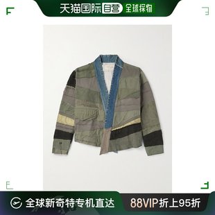 Greg Lauren 男士 HM001 香港直邮潮奢 混合军装 拼布棉混纺夹克