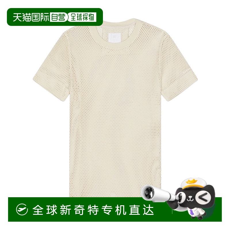 1h可退 香港直邮GIVENCHY 男士T恤 BM71GY314J130 SS2024 白色 短