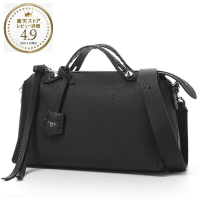 日本直邮Fendi BY THE WAY SELLERIA 中号波士顿包/三用肩包 黑色