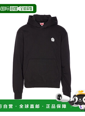香港直邮KENZO 男士卫衣 FF65HO2574MF99J AW2025 黑色 Hoodie