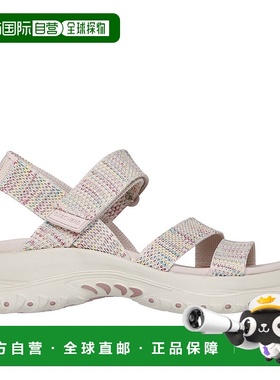 日本直邮【日本直邮】Skechers/斯凯奇女款时尚凉拖163681-NTMT