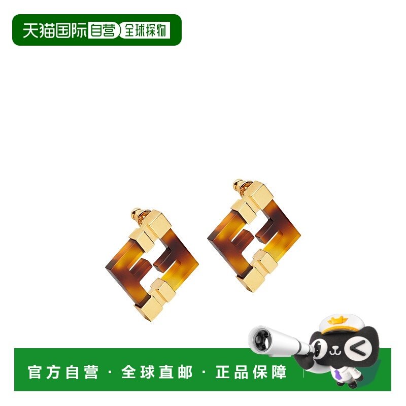 香港直邮FENDI 女士耳饰 8AK946ALI0F1BDE SS2025 色 Forever FEN