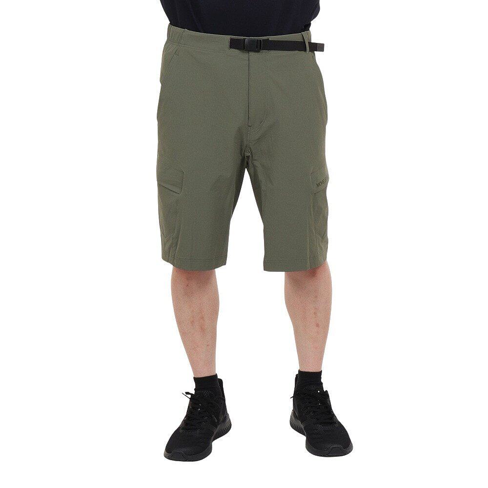 日潮跑腿descente男士半裤男士尼龙弹力多用途鞋 カーキ s