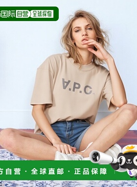 香港直邮A.P.C. 女士T恤 COHBOM26385AAE SS2025 白色