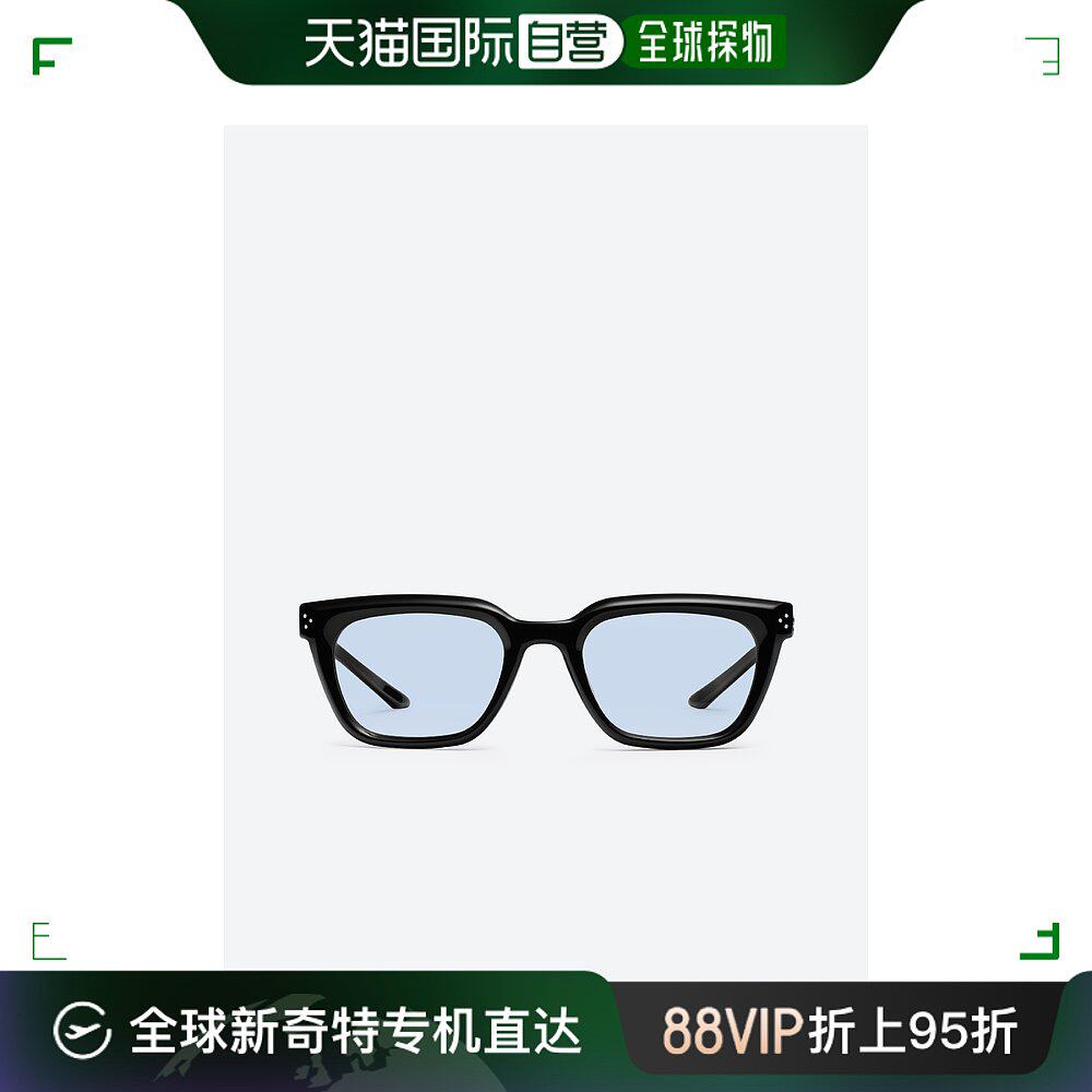 日潮跑腿gentle monster 时尚方框太阳镜墨镜 黑色蓝色  qrcphv9a