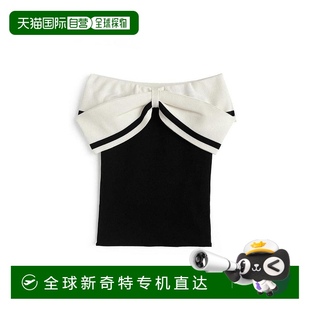 GRL配色丝带露肩针织上衣an1757 日本直邮日潮