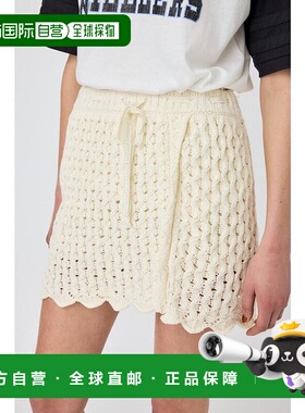 日本直邮MOUSSY OPENWORK针织裙 [MO1164EW035199]半身裙裙子