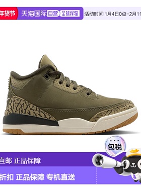 自营Pre School Jordan 3 Retro Medium Olive_Medium Olive/Sequ