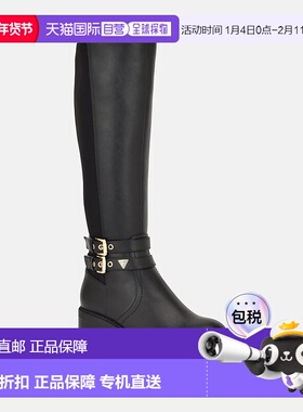 自营guessPartha Tall Riding Boots - black 美国奥莱直发长筒靴