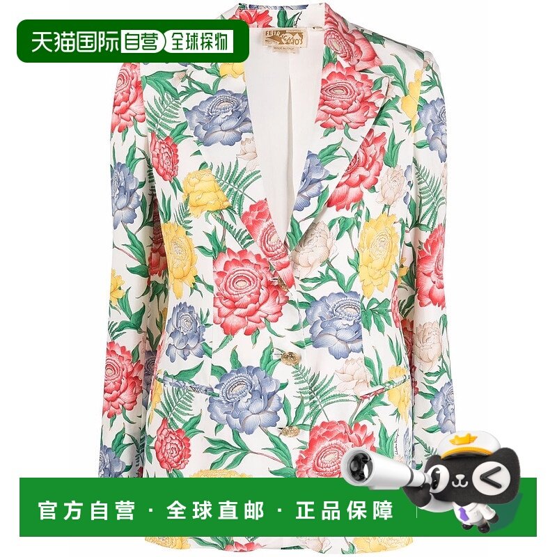 1h可退 香港直邮Salvatore Ferragamo 菲拉格慕 女士 长袖西装外