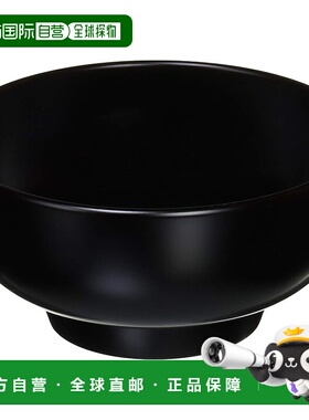 【日本直邮】普通汤碗 340ml 黑色 13855陶器