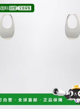 香港直邮Coperni 女士 Swipe 大号银色耳环 COPBI01725METSILV