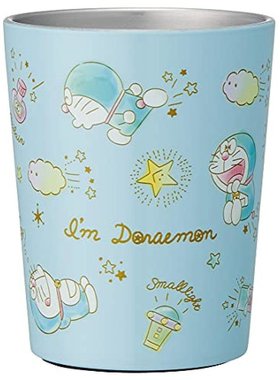 【日本直邮】Skater斯凯达 哆啦A梦 平底杯 S号 可保温保冷 STCV1