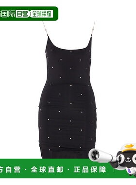 1h可退 香港直邮AMIRI 女士连衣裙 DRCA1066BLACK AW2025 黑色