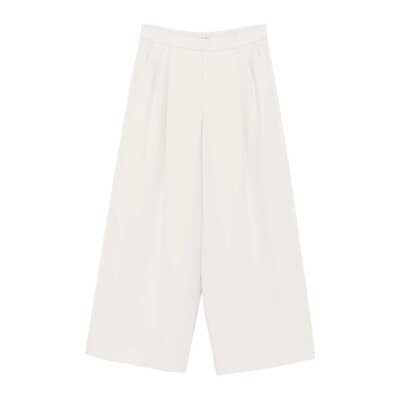 MAX MARA 女士休闲裤 DANIEL001001 AW2025 白色 阔腿休闲裤