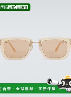 1h可退 香港直邮Jacquemus 男士 Les Lunettes Soli 方框太阳眼镜