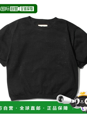 日本直邮Snow Peak 女士高针轻薄针织套头衫3 码黑色KN-24SW20202