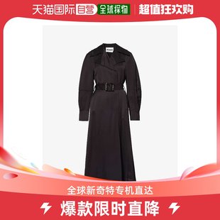 女士双排扣腰带梭织大衣 Sander Jil 香港直邮潮奢