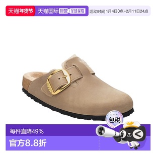 1h可退 香港直邮Birkenstock 圆头穆勒鞋 1030444女鞋
