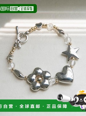 1h可退 日本直邮官方授权 SMELLY 图案吊坠T形扣手链