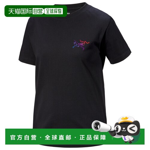 欧洲直邮Arc'teryx 女士户外T恤 9162566BLACKMUL【付后1h可退】