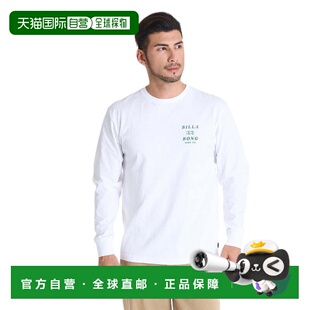 日本直邮BILLABONG ONE TIME男士长袖T恤 BF012050 白色