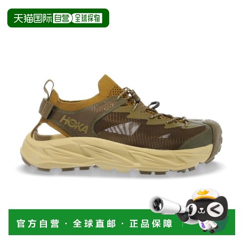 自营欧洲直邮HOKA HOPARA 2男士深棕褐色/土黄色合成纤维凉鞋