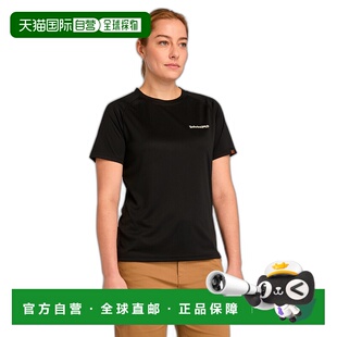 女士 Timberland PRO Wicking Good Sport 短袖 T 恤 - 黑色 【美