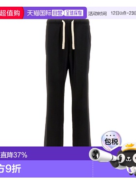 香港直邮Palm Angels 棕榈天使 男士 黑色刺绣长裤 PMCA141E23FAB